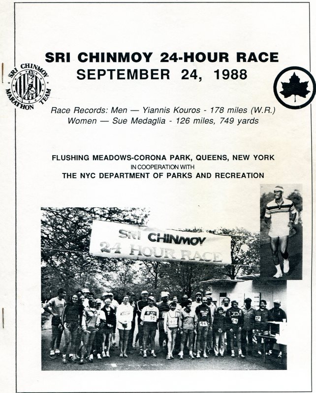 The Sri Chinmoy 24 Hour Race, September 24, 1988